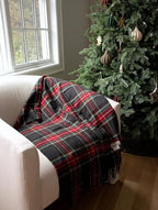 Achillea Oversized Scottish Tartan Plaid Shawl Wrap – Soft Cashmere Feel Winter Scarf, 80" x 30"