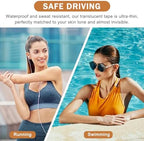 6 Packs Tattoo Cover-Up Sticker,Light Skin Invisible Tattoo Concealer Tape for Scar,Tattoos,Dark Spots and Birthmarks,Waterproof Natural Skin Concealer Patch