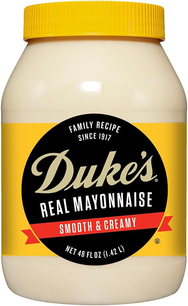 Duke’s Real Mayonnaise Jar – Original Smooth & Creamy Taste, 48 Ounce (Pack of 1)