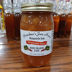 Grandma’s Jam House, Homestyle Rhubarb Jam , 1 pint (1 jar)