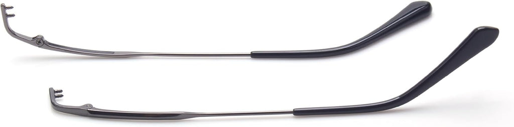 QYAJS 1 Pair Metal Frame Arms Rimless Glasses Legs Glasses Replacement Temple Eyewear Frame Temple