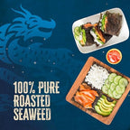 Blue Dragon Sushi Nori - 0.77oz (Pack of 5) - No Artificial Flavors Or Preservatives - Made With 100% Roasted Seaweed Sheets - Vegan, Gluten Free Seaweed Wraps - Ideal For Sushi Rolls & Hand Rolls