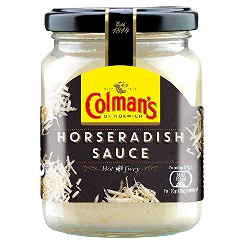 Colmans Horseradish Sauce 136g (Pack of 6)