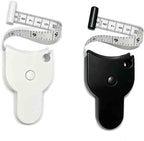 Perfect Body Tape Measure - 60 Inch Automatic Telescopic Tape Measure - Retractable Measuring Tape for Body: Waist, Hip, Bust, Arms, and More (White & Black- 60 inch)