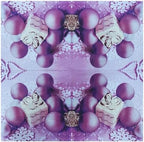 20-ct 13x13 Christmas Paper Decoupage Napkins, 3-Ply Servilletas Tissue Napkin for Dinner and Parties, Disposable Napkins (Lilac Xmas)