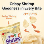 Nongshim Shrimp Flavored Chips, Light and Crispy Seafood Snack, Savory Shrimp Taste, Thin Crunchy Texture, Great for Dipping or Snacking, Big Size Bag, 7.05 oz (1 Pack)