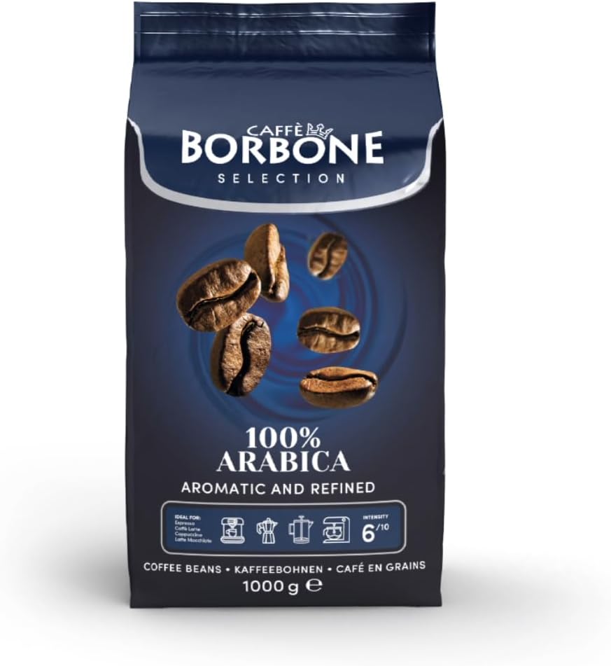 Caffè Borbone Whole Bean Coffee, Medium Roast 100% Arabica Blend, Aromatic and Refined Italian Coffee, 2.2 lb Bag