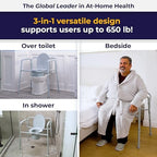 Drive 11117N-1 Medical Medical Bariatric Folding Commode