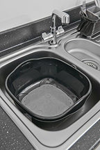Addis Soft Touch Washing Up Bowl, Black/Grey