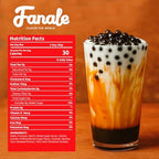 Fanale Brown sugar Popping Boba Pearls, Vegan, Non GMO, Gluten Free, Fat Free, Perfect for Bubble Tea, Smoothies, Ice Cream, Desserts, and Beverages