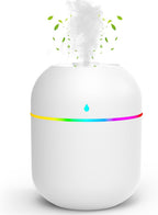 220ml Mini Essential Oil Diffuser for Desk, Small Humidifiers for Bedroom Aromatherapy Diffusers for Home Fragrance Aroma Diffuser with Night Light & Auto-Off