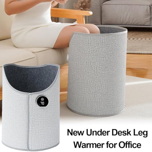 2026 New Under Desk Foot Warmer for Office, Under Desk Leg Warmer, Foldable Leg Heater Unders Desks, Essentials Supplies for Women Men Gifts, Portable Personal Electric Panel Space Heater