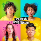 WARHEADS Super Sour Double Drops - Liquid Sour Candy - Blue Raspberry, Green Apple and Watermelon Assorted Flavors - 1.01 oz. Bottles - 12 Pack