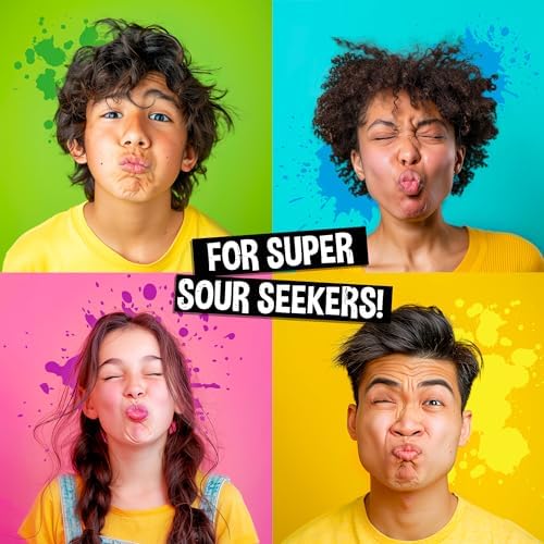 WARHEADS Super Sour Double Drops - Liquid Sour Candy - Blue Raspberry, Green Apple and Watermelon Assorted Flavors - 1.01 oz. Bottles - 12 Pack