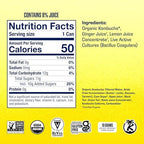 Health-Ade Ginger-Lemon Kombucha, Organic Drink, 12-Pack (11.5 Fl Oz Cans) - Fermented Tea with Probiotics, Detoxifying Acids, Supports Gut Health - Non-GMO, Vegan, Gluten-Free