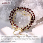 Farfume Crystal Bracelet Beaded Bracelets 4mm Natural Stone Beads Gemstone Handmade Jewelry Valentine's Day Gifts