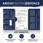 NUTRADEFENCE - Cold and Flu Tea | Immunity Tea - Supports & Boosts The Immune System – Includes Elderberry, Eucalyptus and Licorice Root - 40 Enveloped Tea Bags - by Nutra Tea - Herbal Tea - (2 Pack)