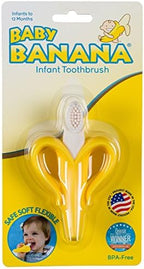 Baby Banana The Original, Banana Brush, Made in USA, Toddler Toothbrush, Family-Owned Business