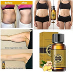 10 Pack Belly Drainage Ginger Oil, Ginger Oil Lymphatic Drainage Massage Oil, Natural Lymphatic Drainage Ginger Oil,Ginger Massage Oil,Plant Aroma Oil, Natural Ginger Essential Oil