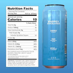 3D Energy Drink – Sugar Free, 200mg Caffeine, Pre Workout, Taurine, L-Carnitine, Lightly Carbonated, 16oz Cans, 12 Pack - Blueberry Mist