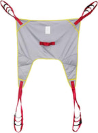 Toileting Hoist Sling, Mesh Patient Lift Sling, Patients Bath Commode Lifter Divided Leg Sling, Medical Handicap Commode Full Body Sling for People with Reduced Mobility