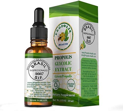 Green Propolis Liquid Extract - Brazilian Bee Propolis, Alcohol-Free - 30-Day Immune Support Supplement - Natural Immunity Shots