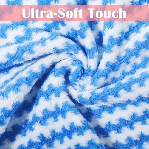 100 Pack Microfiber Cleaning Cloth, Soft Absorbent Rags 10" x 10" Kitchen Towels Double-Sided Wash Cloths for Home House Kitchen Dish Drying Washing Window Cleaning Supplies
