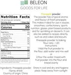 Pineapple Powder 8 oz - Pure All Natural Pineapple Powder for Juice, Tea, Smoothies, Baking, Beverage