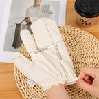 Garshana Gloves Raw Silk Massage,Raw Silk Gloves Garshana with Elastic Wrist Bands,for Skin Brushing Massage for Women