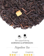 TWG Tea | Napoléon Tea | Black Tea | Caramel Pieces | Haute Couture Tin, 100g | Gift Set
