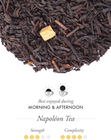 TWG Tea | Napoléon Tea | Black Tea | Caramel Pieces | Haute Couture Tin, 100g | Gift Set