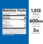 Nutricost Sodium Bicarbonate (2 LB) - 600mg Per Serving, Non-GMO, Gluten Free