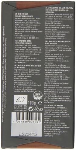 Vivani - Dunkle Nougat Chocolate Bar - 100g