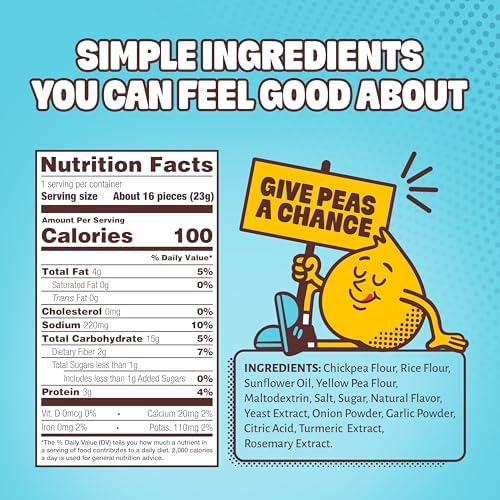 Hippeas Chickpea Puffs, Variety Pack, Groovy White Cheddar, Jalapeño Cheddar, All Dressed, 18 x 0.8 oz, Baked Crunchy Chickpea Snacks, 3g Plant Protein, 2g Fiber & 50% Less Fat, Dairy & Gluten Free