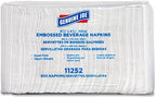 Genuine Joe Quad-fold Square Beverage Napkins (Pack of 8, 500 per Pack)