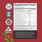 Horny Goat Weed for Men - Extra Strength Male Supplement with Black Maca Root, Tongkat Ali, Saw Palmetto & Panax Ginseng Extract for Stamina & Energy - 60 Count