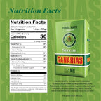 Canarias Serena Yerba Mate 2.2 lb (1 kg) - Herbal Yerba Mate Tea with Melissa, Passionflower & Mint - Ground Leaf Mate - Smooth & Balanced Flavor