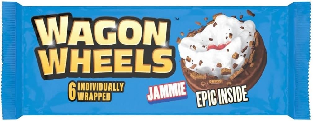 Burtons 6 Jammie Wagon Wheels - Pack of 6