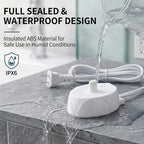 Inductive Charging Base Electric Toothbrush Charger Compatible with Braun/Oral-B 3757 IO Series 3 4 5 6 Genius 6000 8000 D12 D12013W S18 OC20 Professional 2000 8000 9000 Portable Waterproof IPX6