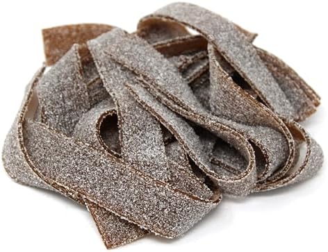 Snacktery Cola Sour Belts - Vibrant & Tangy Cola Sour Strips - Non GMO, Vegan & Kosher Gummy Candy - 4 Ounce, 2 Pack