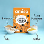 Amisa Organic - Gluten Free Four Grain Porridge - 300g (Pack of 3)