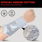 Evridwear Arm Protectors for Thin Skin and Bruising Cut Resistant Arm Sleeves Arm Guards Protective Sleeves for Men Women