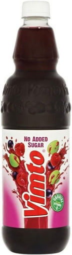 Vimto Original Fruit Juice Cordial No Added Sugar (1L) - Pack of 2