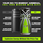 Rip-It Energy Drink | Sting-Er Mo | Tropical Fruit Flavor | 12-Pack (16oz Cans) | 160mg Caffeine | Smooth Finish | Ignite Focus | Hardcore Energy That Rips!