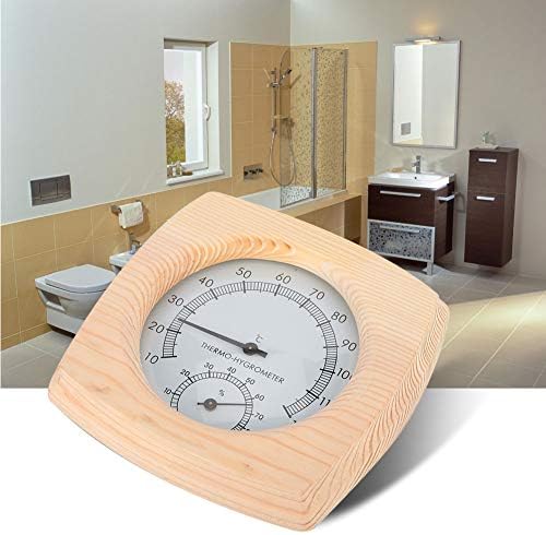 Sauna Room Digital Thermometer, Small Digital Hygrometer Indoor Thermometer Room Thermometer with Widely Used for Sauna Room Home Office