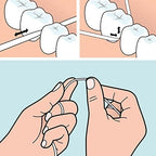 TePe Dental Floss, Waxed Mint-Flavored PFAS-Free Tooth Floss, 40 Meters