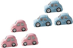 Zerodeko 6Pcs Car Decorations Miniature Car Models for Garden Decor Cake Toppers DIY Micro Landscapes and Desktop Ornaments for Gardens