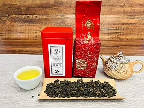 Xin Qing Tieguanyin Oolong Tea Tie Guan Yin Tea Iron Goddess Tieguanyin Taiwan High Mountain Oolong Tea Taiwan Gaoshan Ulong Tea 200g/7.05oz