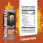 Guy Fieri's Flavortown Bourbon Brown Sugar BBQ Sauce - Sweet & Smoky Barbecue Sauce, Use for Chicken Wings, Ribs, Burgers, & More - 15.2 Ounce Bottle (Pack of 2)