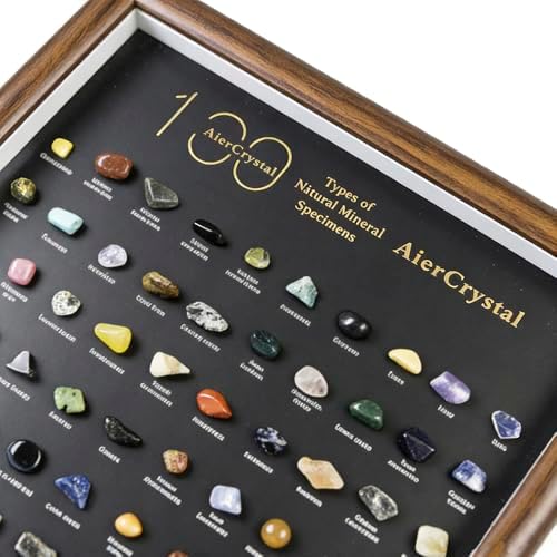 100pcs Natural Crystal Gemstone Collection - Mixed Raw Mineral Specimens Including Quartz, Amethyst, and More for Healing, Display, Decoration, and Gift Giving